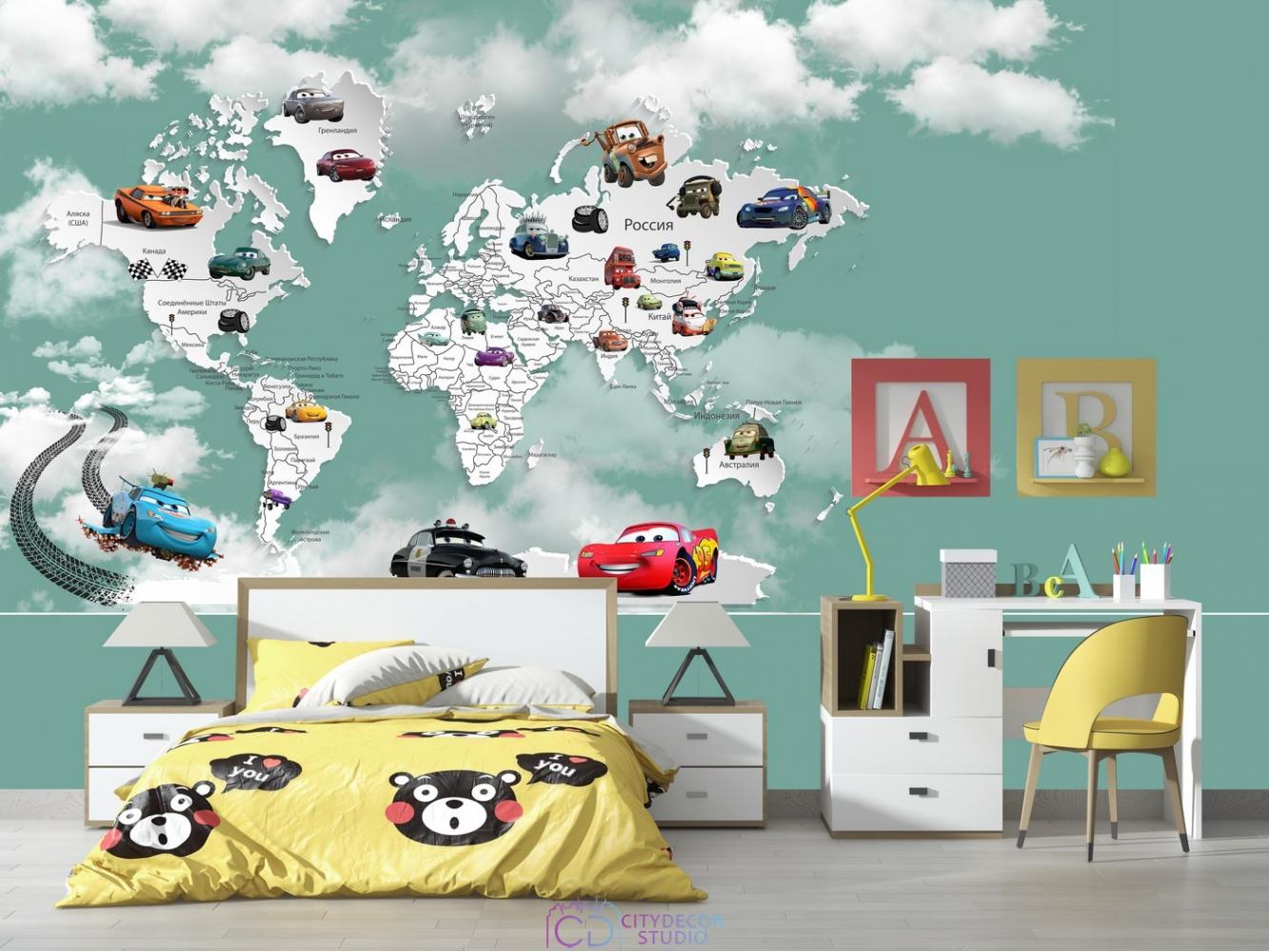 Фотообои Superhero Молния МакКвин 1 CityDecor