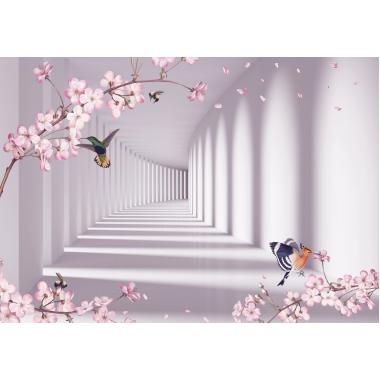 Фотообои Flower Tunnel 3D 10 CityDecor