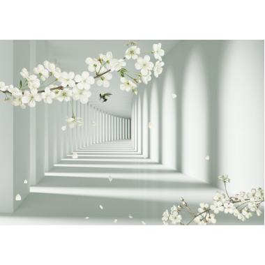 Фотообои Flower Tunnel 3D 13 CityDecor