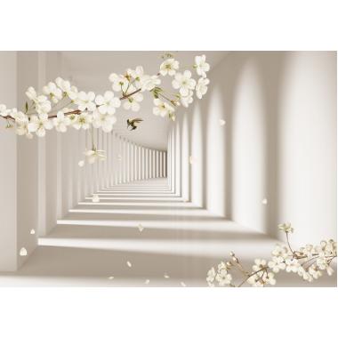 Фотообои Flower Tunnel 3D 14 CityDecor