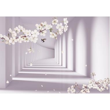 Фотообои Flower Tunnel 3D 15 CityDecor