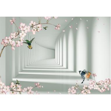 Фотообои Flower Tunnel 3D 8 CityDecor