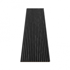 Cosca Акустическая панель, черный войлок, 2750х600х19мм, рейки МДФ дуб графит