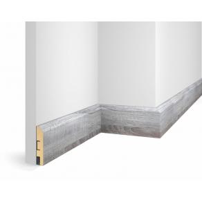 Плинтус напольный Cosca - WP07 экошпон, дуб Рейн