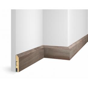 Плинтус напольный Cosca - WP07 экошпон, дуб Шелковый