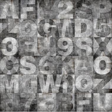 Фотообои STONE ALPHABET   от Factura