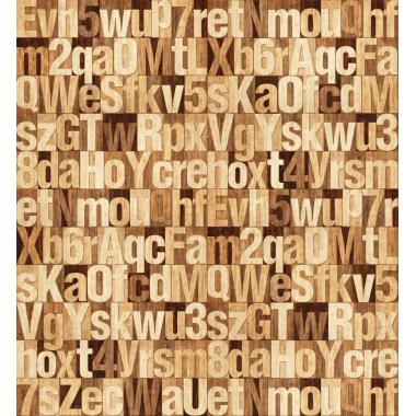 Фотообои WOOD ALPHABET от Factura