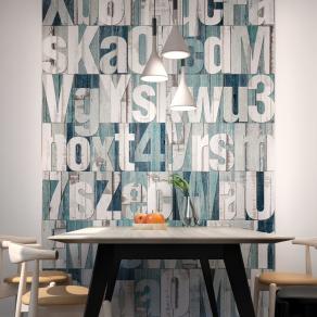 Фотообои WOOD ALPHABET от Factura