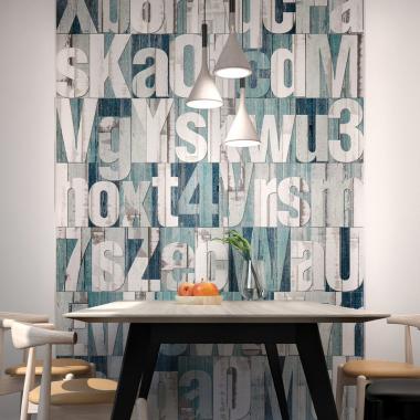 Фотообои WOOD ALPHABET от Factura