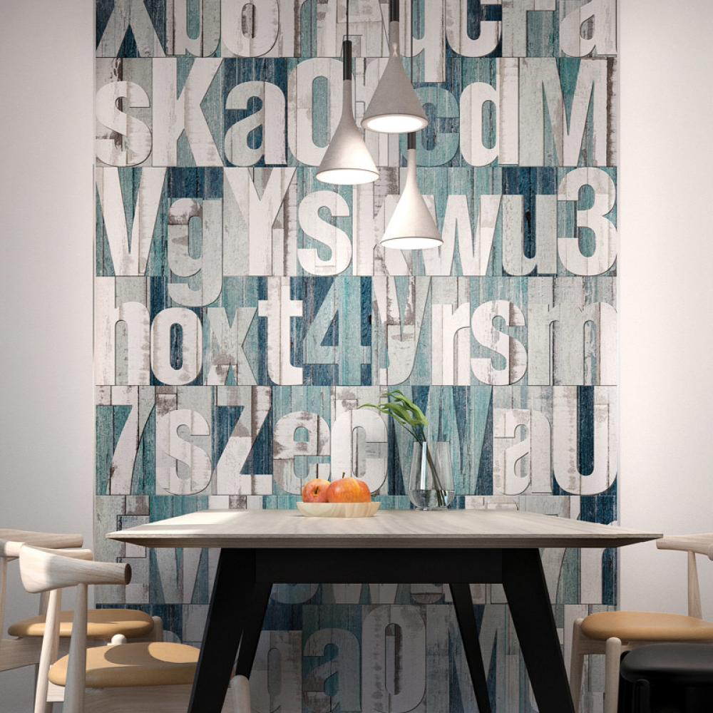 Фотообои WOOD ALPHABET от Factura