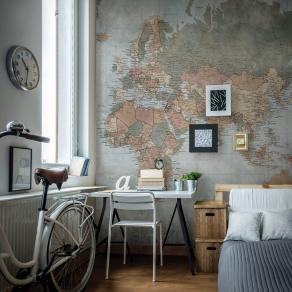 Фотообои WORLD MAP от Factura