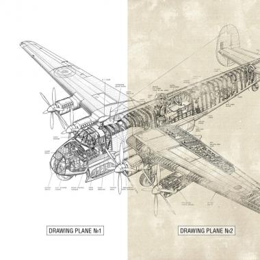 Фотообои DRAWING PLANE 1 от Factura