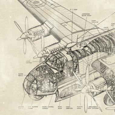 Фотообои DRAWING PLANE 2 от Factura