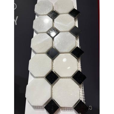 Мозаика FK Marble - Octagon M001+M009-BP