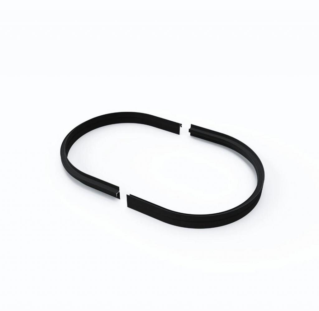 ТЕНЕВОЙ ПЛИНТУС LACONISTIQ LIGHT ПОД ПОДСВЕТКУ ДЛЯ РАДИАЛЬНЫХ СТЕН