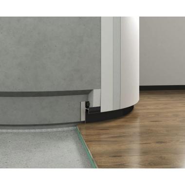 ТЕНЕВОЙ ПЛИНТУС LACONISTIQ LIGHT ПОД ПОДСВЕТКУ ДЛЯ РАДИАЛЬНЫХ СТЕН