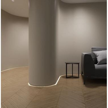 ТЕНЕВОЙ ПЛИНТУС LACONISTIQ LIGHT ПОД ПОДСВЕТКУ ДЛЯ РАДИАЛЬНЫХ СТЕН