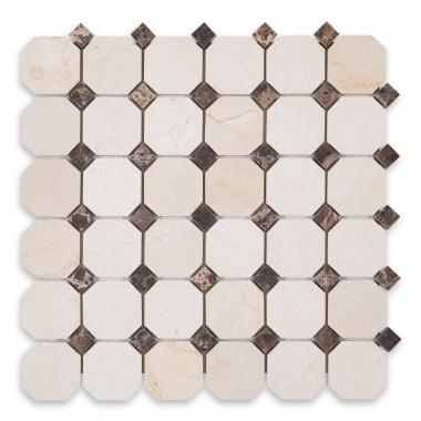 Мозаика FK Marble - Octagon Cappucino Beige