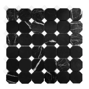 Мозаика FK Marble - Octagon M081+M008-BP
