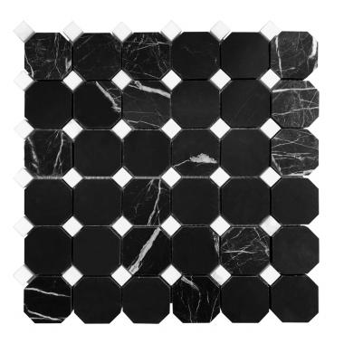 Мозаика FK Marble - Octagon M081+M008-BP