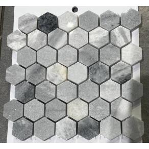 Мозаика FK Marble - Hexagon Jiangxi Grey