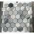 Мозаика FK Marble - Hexagon Jiangxi Grey