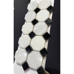 Мозаика FK Marble - Octagon M001+M009-BP