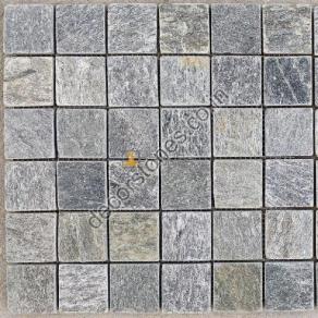 Мозаика из сланца - Slate Silver 48 