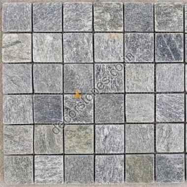 Мозаика из сланца - Slate Silver 48