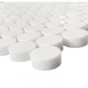 Мозаика FK Marble - Round White Dolomite 