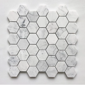 Мозаика FK Marble - Hexagon Bianco Carrara 48