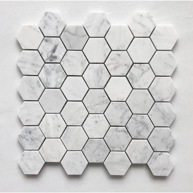 Мозаика FK Marble - Hexagon Bianco Carrara 48