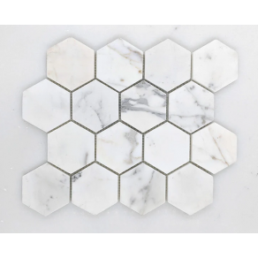 Мозаика FK Marble - Hexagon Calacatta Gold 87