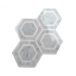 Мозаика FK Marble - Hexagon Silver Grey