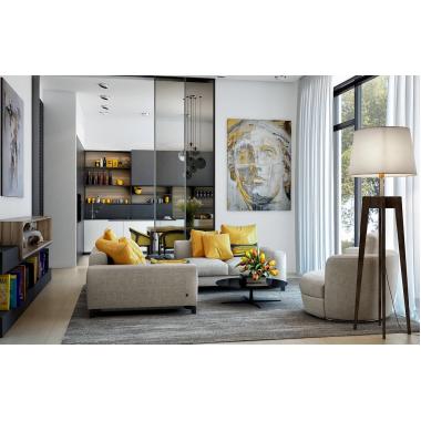 Каменный ламинат MSPC Дуб Кремовый