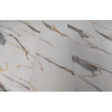 Каменный ламинат MSPC Бело-золотой Мрамор