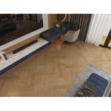 Замковой кварц-винил SPC Floor Nattiston Unique Дуб Гьенде 5004-06