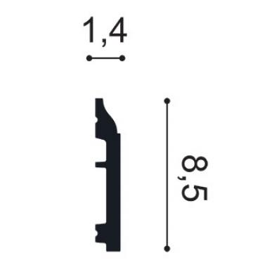 Плинтус напольный SX172F Orac Decor