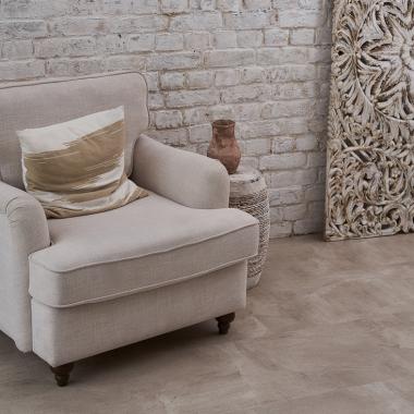 Замковый виниловый пол Ceramo Vinilam Stone Бетонная смесь 61603