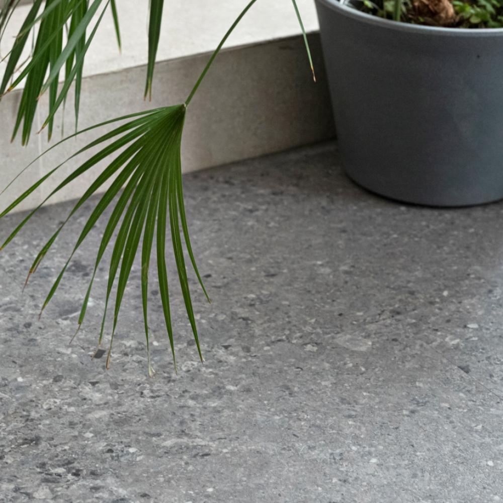 Замковый виниловый пол Ceramo Vinilam Stone Тераццо 71613