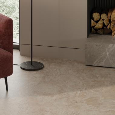 Клеевой виниловый пол Ceramo Vinilam Stone Аравийский камень 81222