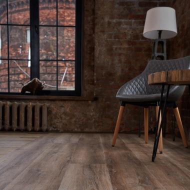 Замковый виниловый пол Ceramo Vinilam Дуб Биль 8895