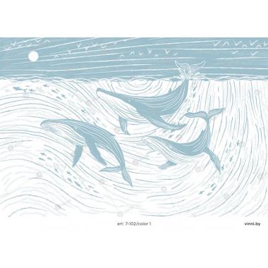 Фотообои/фрески 7-102. О чём поют киты? от Vinni