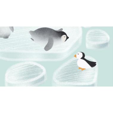 Фотообои/фрески фотообои 2-104. Пингвинята от Vinni