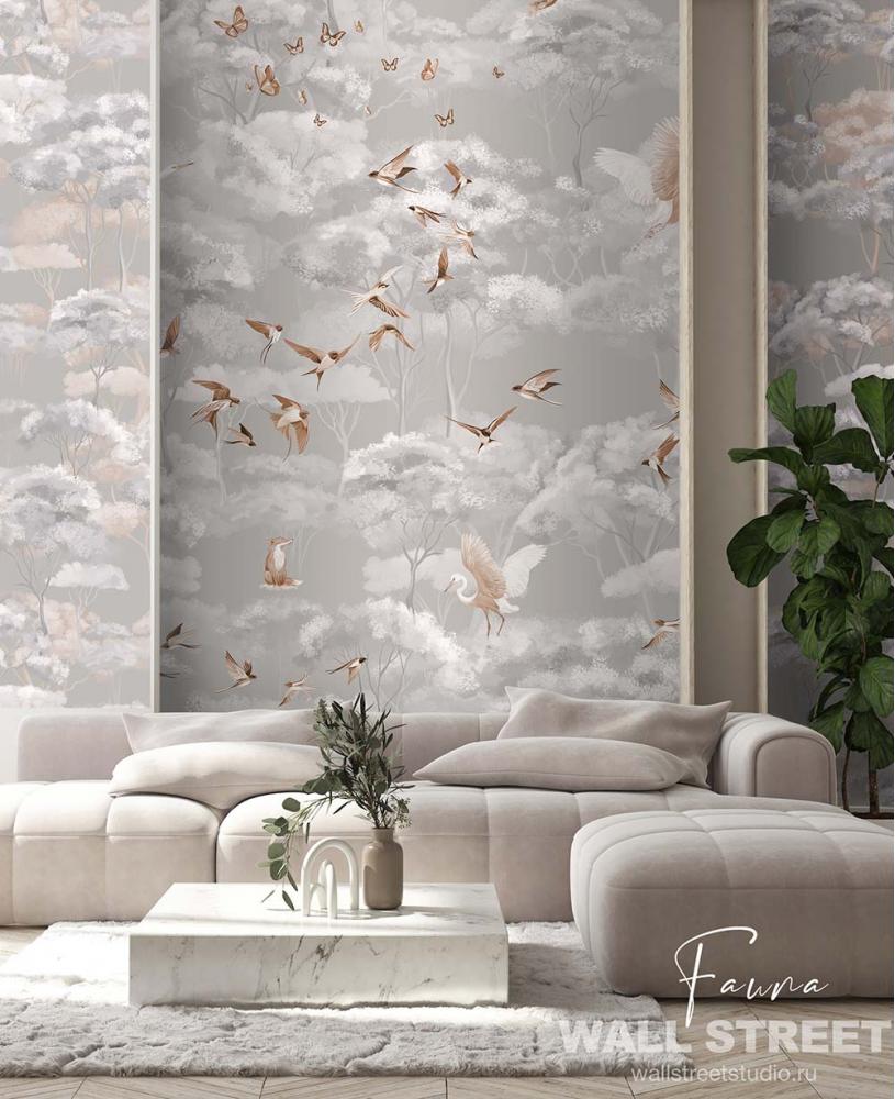 Бесшовные обои Wall Street - Fauna 22 Артикул: 25224